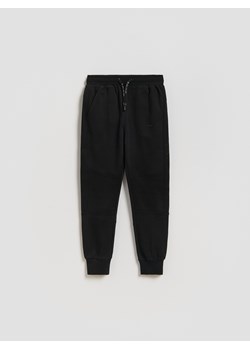 Reserved - Bawełniane joggery - czarny ze sklepu Reserved w kategorii Spodnie chłopięce - zdjęcie 188733669