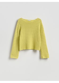 Reserved - Sweter z luźnym splotem - zielony ze sklepu Reserved w kategorii Swetry damskie - zdjęcie 188733796