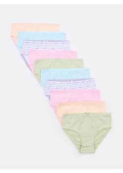 Sinsay - Majtki figi 10 pack - wielobarwny ze sklepu Sinsay w kategorii Majtki dziecięce - zdjęcie 188734767