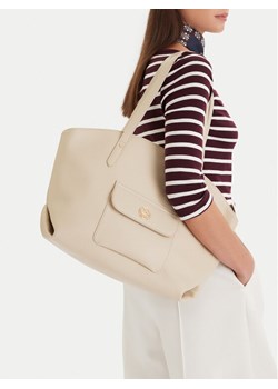 Torebka Beverly Hills Polo Club CEO-BHPC-C-001-09 Écru ze sklepu eobuwie.pl w kategorii Torby Shopper bag - zdjęcie 188734878