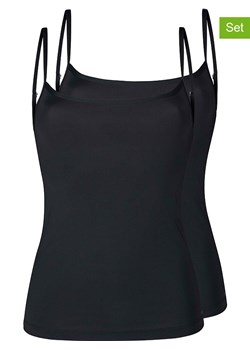 Skiny Podkoszulki (2 szt.) w kolorze czarnym ze sklepu Limango Polska w kategorii Bluzki damskie - zdjęcie 188735497