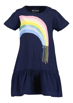 Blue Seven Sukienka w kolorze granatowym ze wzorem ze sklepu Limango Polska w kategorii Sukienki dziewczęce - zdjęcie 188736547