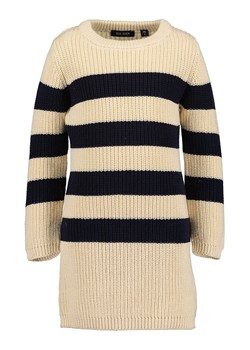 Blue Seven Sukienka dzianinowa w kolorze beżowo-czarnym ze sklepu Limango Polska w kategorii Sukienki dziewczęce - zdjęcie 188737077