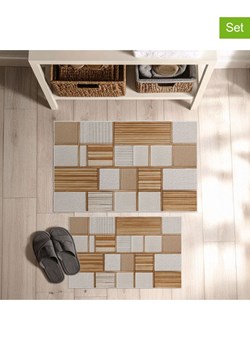 Mijolnir Dywaniki łazienkowe (2 szt.) w kolorze jasnobrązowym ze sklepu Limango Polska w kategorii Akcesoria łazienkowe - zdjęcie 188737977