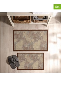 Mijolnir Dywaniki łazienkowe (2 szt.) w kolorze brązowym ze sklepu Limango Polska w kategorii Akcesoria łazienkowe - zdjęcie 188737998