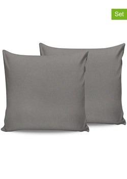 Elizabed Poszewki renforcè (2 szt.) w kolorze szarym na poduszkę ze sklepu Limango Polska w kategorii Poduszki dekoracyjne - zdjęcie 188738098