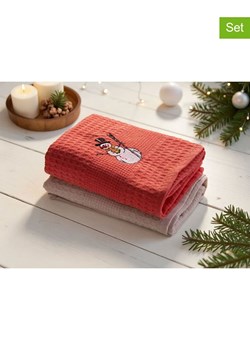 Mijolnir Ściereczki (2 szt.) w kolorze czerwono-beżowym do naczyń ze sklepu Limango Polska w kategorii Ścierki kuchenne - zdjęcie 188738147