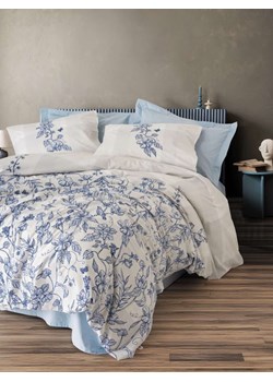 Mijolnir Komplet pościeli renforcé "Linora" w kolorze biało-niebieskim ze sklepu Limango Polska w kategorii Pościele - zdjęcie 188738209