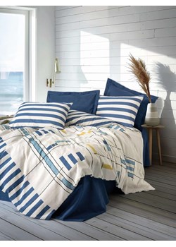 Mijolnir Komplet pościeli renforcé "Lunox" w kolorze granatowo-białym ze sklepu Limango Polska w kategorii Pościele - zdjęcie 188738246