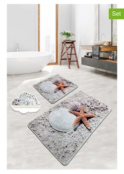 Mijolnir Dywaniki łazienkowe (2 szt.) w kolorze szaro-fioletowo-jasnobrązowym ze sklepu Limango Polska w kategorii Akcesoria łazienkowe - zdjęcie 188738359