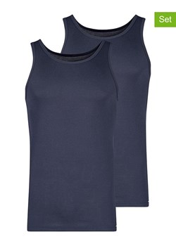 Skiny Podkoszulki (2 szt.) w kolorze granatowym ze sklepu Limango Polska w kategorii Podkoszulki męskie - zdjęcie 188739926