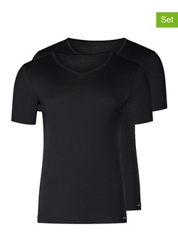 Skiny Koszulki (2 szt.) w kolorze czarnym ze sklepu Limango Polska w kategorii T-shirty męskie - zdjęcie 188739936