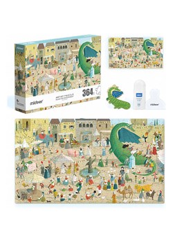 Mideer 364-częściowe puzzle "Bazar and dragon knight" - 6+ ze sklepu Limango Polska w kategorii Puzzle - zdjęcie 188742916