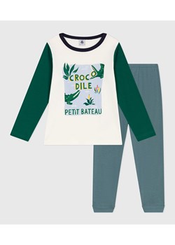 PETIT BATEAU Piżama w kolorze biało-zielonym ze sklepu Limango Polska w kategorii Piżamy dziecięce - zdjęcie 188743365
