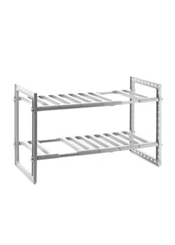 InnovaGoods Regał stojący w kolorze srebrno-białym - 26,5 x 7 x 40,5 cm ze sklepu Limango Polska w kategorii Regały i witryny - zdjęcie 188743846