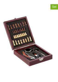 InnovaGoods 37-częściowy zestaw akcesoriów w kolorze brązowo-białym do wina ze sklepu Limango Polska w kategorii Naczynia - zdjęcie 188743967