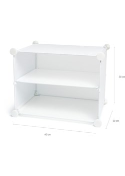 InnovaGoods Szafka w kolorze białym na buty - 84 x 128 x 32 cm ze sklepu Limango Polska w kategorii Szafy - zdjęcie 188744137