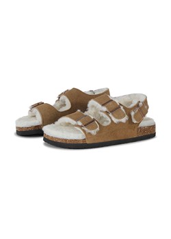 Ilse Jacobsen Skórzane sandały w kolorze jasnobrązowym ze sklepu Limango Polska w kategorii Sandały damskie - zdjęcie 188744709