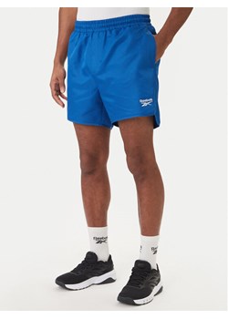 Reebok Szorty sportowe Best RK25557CCM Niebieski Regular Fit ze sklepu MODIVO w kategorii Spodenki męskie - zdjęcie 188744867