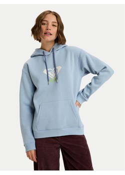 Roxy Bluza Surf Stoked Brushed Art ERJFT05020 Błękitny Regular Fit ze sklepu MODIVO w kategorii Bluzy damskie - zdjęcie 188744985