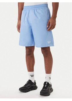 Reebok Szorty sportowe Brennan RK25563CCM Błękitny Regular Fit ze sklepu MODIVO w kategorii Spodenki męskie - zdjęcie 188744997