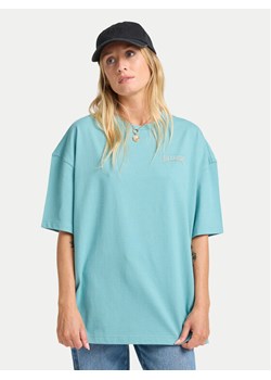 Billabong T-Shirt Reach For Sunshine EBJZT00478 Turkusowy Loose Fit ze sklepu MODIVO w kategorii Bluzki damskie - zdjęcie 188745028
