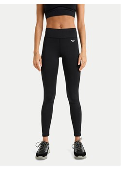 Roxy Legginsy Waves Of Warmth ERJNP03671 Czarny Slim Fit ze sklepu MODIVO w kategorii Spodnie damskie - zdjęcie 188745029
