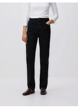 Reserved - Jeansy mom fit z dłuższą nogawką - czarny ze sklepu Reserved w kategorii Jeansy damskie - zdjęcie 188746567