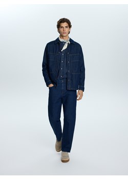 Reserved - Jeansy straight fit - granatowy ze sklepu Reserved w kategorii Jeansy męskie - zdjęcie 188746595