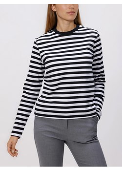 Reserved - Longsleeve z merceryzowanej bawełny - czarny ze sklepu Reserved w kategorii Bluzki damskie - zdjęcie 188747428