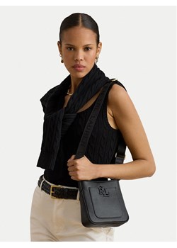 Torebka LAUREN RALPH LAUREN 431982184002 Czarny ze sklepu eobuwie.pl w kategorii Listonoszki - zdjęcie 188747527