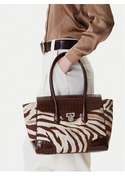 Torebka LAUREN RALPH LAUREN 431969469001 Brązowy ze sklepu eobuwie.pl w kategorii Torby Shopper bag - zdjęcie 188747597