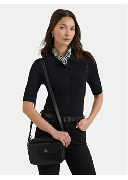 Torebka Lauren Ralph Lauren 431926645001 Czarny ze sklepu eobuwie.pl w kategorii Listonoszki - zdjęcie 188747609