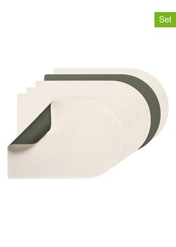 Björn Podkładki (6 szt.) w kolorze kremowo-zielonym - 44,5 x 30 cm ze sklepu Limango Polska w kategorii Podkładki na stół - zdjęcie 188748017