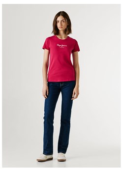 Pepe Jeans Koszulka "New Virgina" w kolorze czerwonym ze sklepu Limango Polska w kategorii Bluzki damskie - zdjęcie 188748366