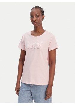 Liu Jo Sport T-Shirt TA6252 JS923 Różowy Regular Fit ze sklepu MODIVO w kategorii Bluzki damskie - zdjęcie 188748509