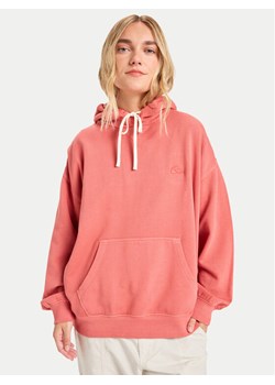 Quiksilver Bluza Essential EQWFT03191 Czerwony Oversize ze sklepu MODIVO w kategorii Bluzy damskie - zdjęcie 188748535
