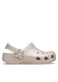 Crocs Klapki Classic Pearl Shine Clog K 212814 Różowy ze sklepu MODIVO w kategorii Klapki dziecięce - zdjęcie 188748575