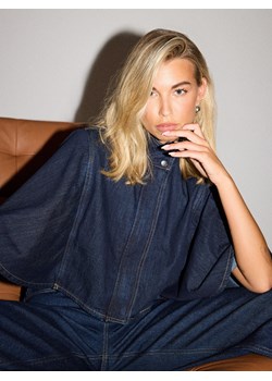 Mohito - Kurtka jeansowa - granatowy ze sklepu Mohito w kategorii Kurtki damskie - zdjęcie 188749128