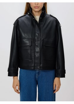 Reserved - Kurtka z imitacji skóry - czarny ze sklepu Reserved w kategorii Kurtki damskie - zdjęcie 188749558
