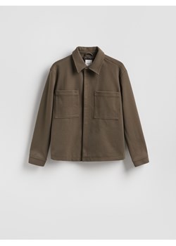 Reserved - Kurtka koszulowa - ciemnobrązowy ze sklepu Reserved w kategorii Kurtki męskie - zdjęcie 188749567