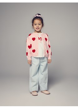 Reserved - Jeansy baggy w paski - niebieski ze sklepu Reserved w kategorii Spodnie dziewczęce - zdjęcie 188749668