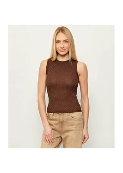GUESS Top FRANCINE | Slim Fit ze sklepu Gomez Fashion Store w kategorii Bluzki damskie - zdjęcie 188750585