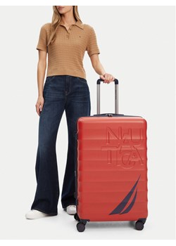 Walizka duża Nautica NTC-KS-004-07-L Czerwony ze sklepu eobuwie.pl w kategorii Walizki - zdjęcie 188750729