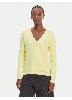 Liu Jo Sport Sweter TA6068 MS49I Żółty Regular Fit ze sklepu MODIVO w kategorii Swetry damskie - zdjęcie 188751048