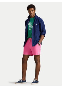 Polo Ralph Lauren Szorty kąpielowe 710957782506 Różowy Classic Fit ze sklepu MODIVO w kategorii Kąpielówki - zdjęcie 188751106