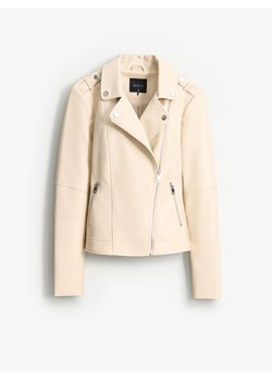 Mohito - Beżowa ramoneska - beżowy ze sklepu Mohito w kategorii Kurtki damskie - zdjęcie 188751586