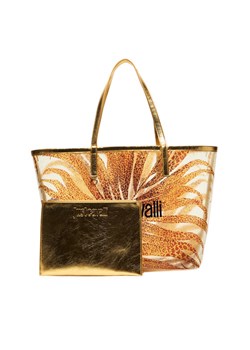 Torebka Just Cavalli 80RA4BS2 ZSE22 Złoty ze sklepu eobuwie.pl w kategorii Torby Shopper bag - zdjęcie 188752036