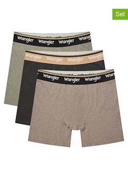 Wrangler Bokserki (3 pary) "Joffrey" w kolorze antracytowo-szarym ze sklepu Limango Polska w kategorii Majtki męskie - zdjęcie 188752369