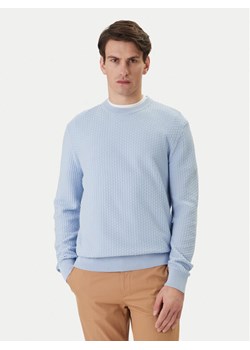 BOSS Sweter H-Imberto 50545283 Błękitny Regular Fit ze sklepu MODIVO w kategorii Swetry męskie - zdjęcie 188752437